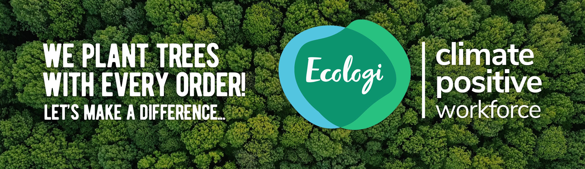 We've teamed up with Ecologi!